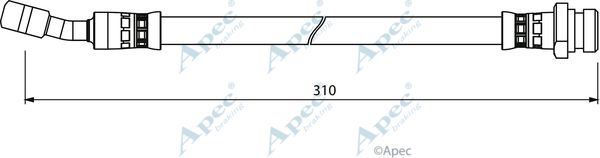 APEC BRAKING Jarruletku HOS4016